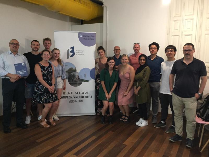 Visita estudiants de lescola de negocis de la Universitat de Nebraska Visita estudiants de lescola de negocis de la Universitat de Nebraska