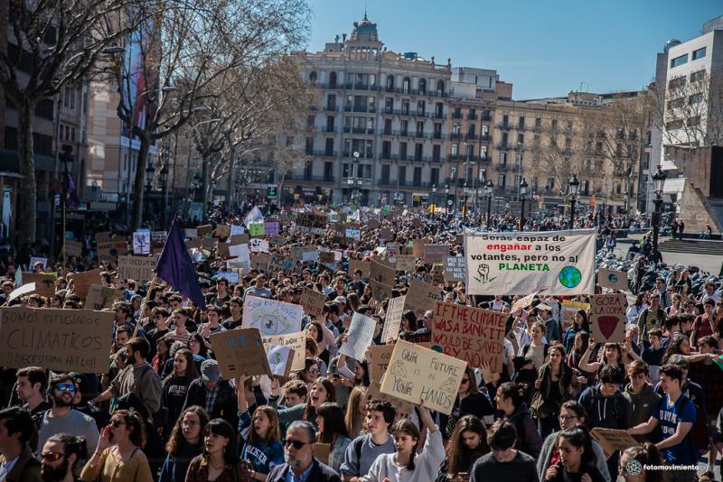 Fridays for Future Barcelona. Foto: Joanna (Fotomovimiento) Fridays for Future Barcelona