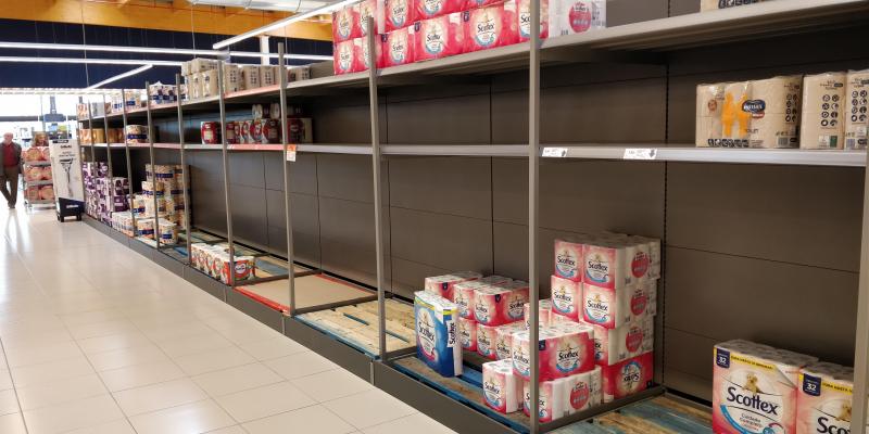 Efectes COVID-19 en subministraments. Font: David Rodríguez