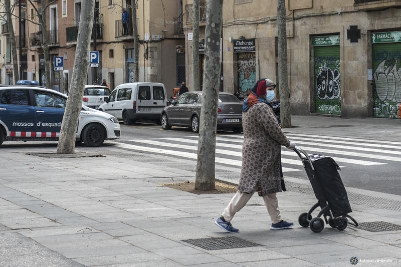 Foto: Fotomovimiento. Pedro Mata. Barcelona durante el confinamiento Foto: Fotomovimiento. Pedro Mata. Barcelona durante el confinamiento